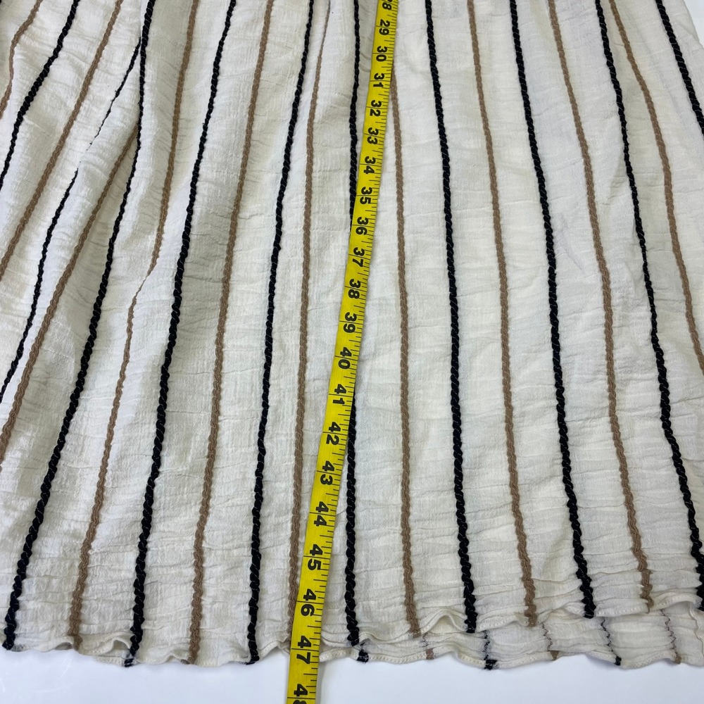 Three Graces London Striped Cotton Midi Dress 10 Beach Resortwear EuroSummer - Picture 15 of 16